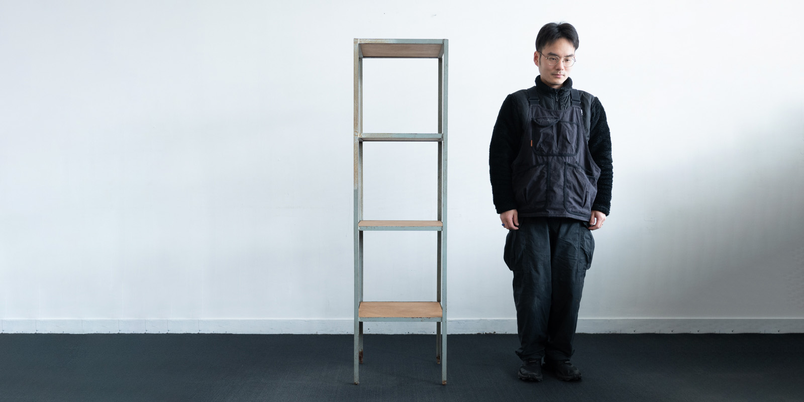 Steel shelf×lauan（USED）