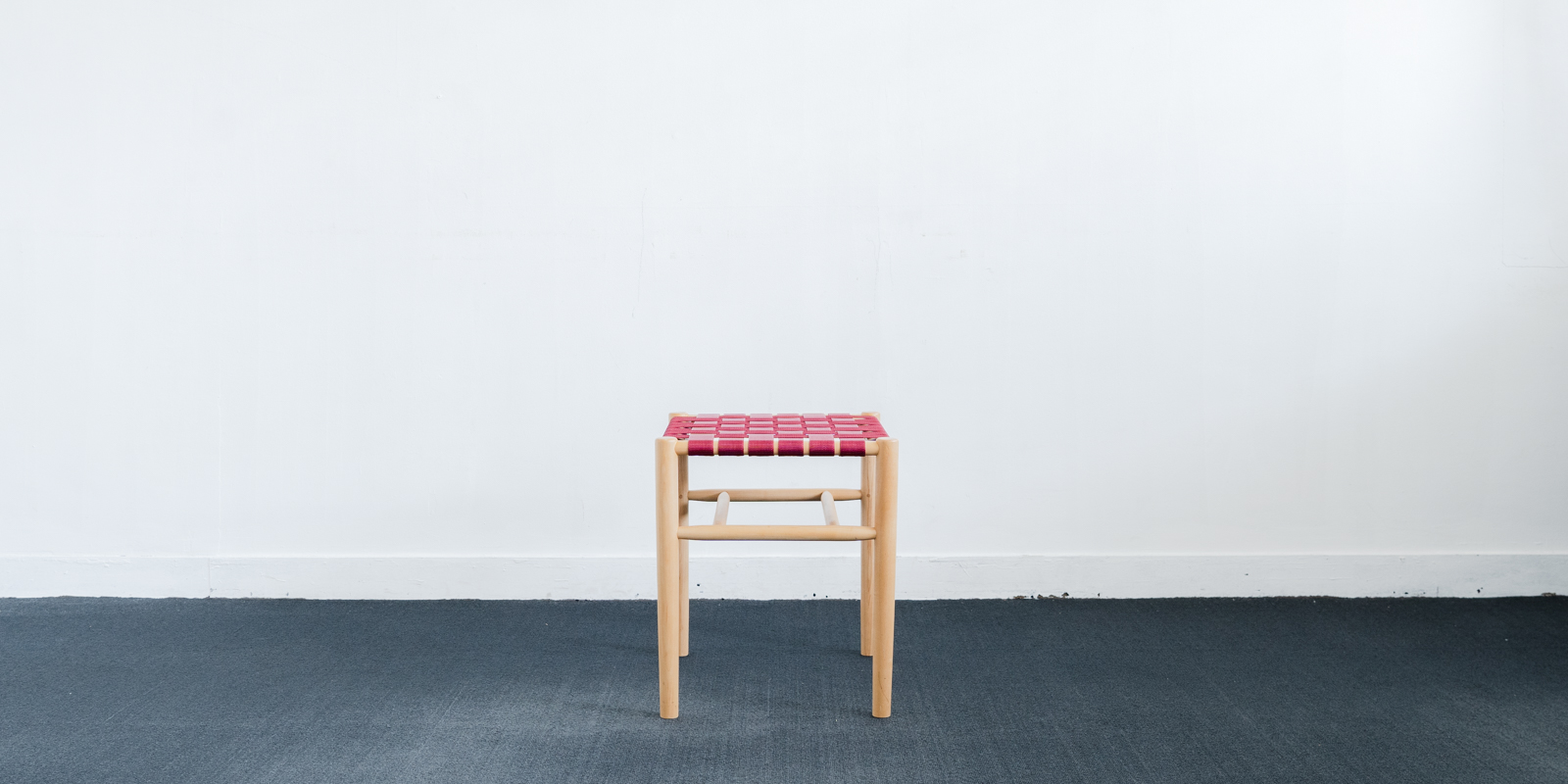 MARUNI COLLECTION Lightwoodスツール・ウェービング（USED