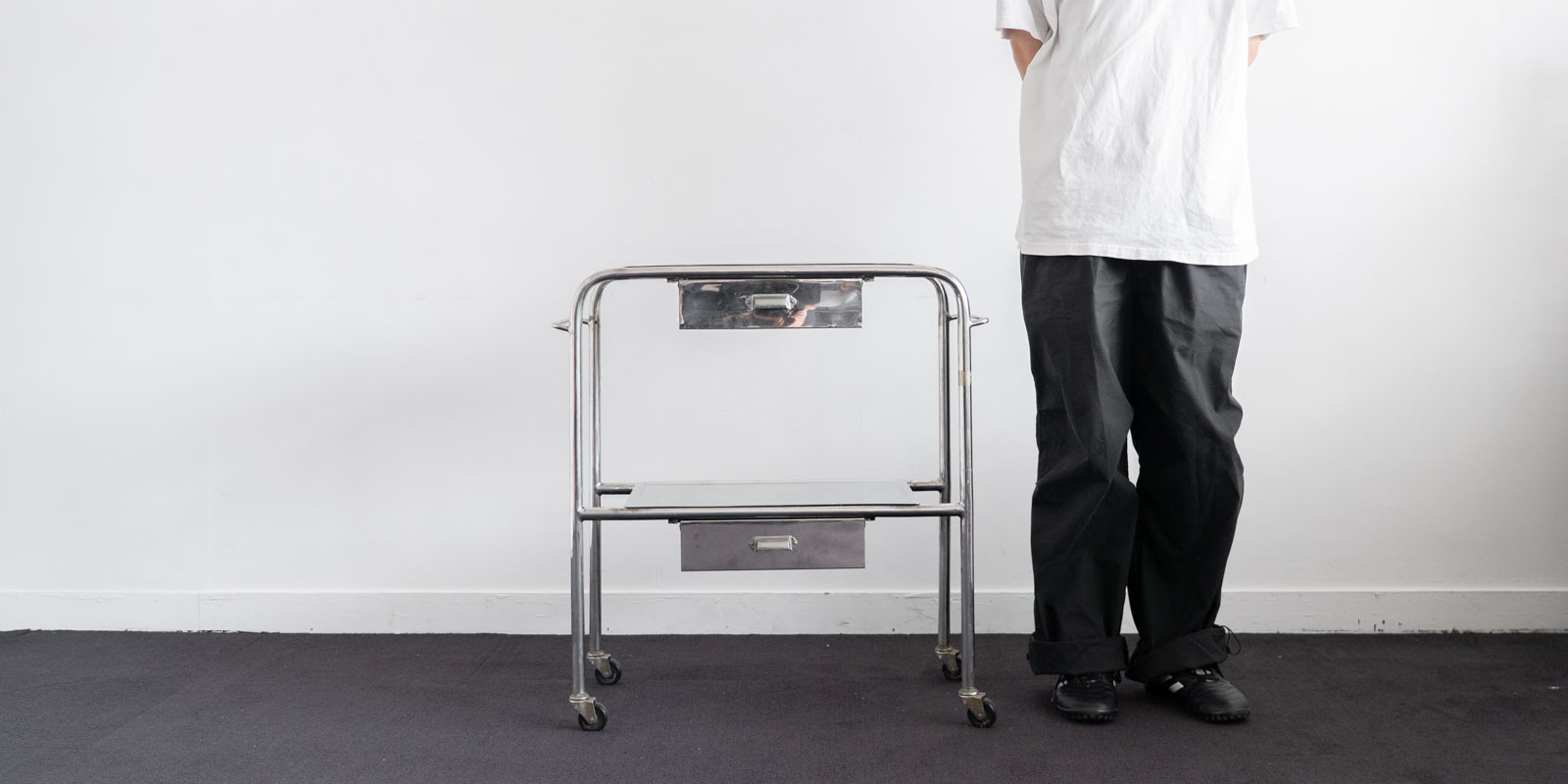 美容室　中古　ステンレスワゴン ADステンレスワゴン AD-01【日本製】の通販・卸売り | アイラッシュ