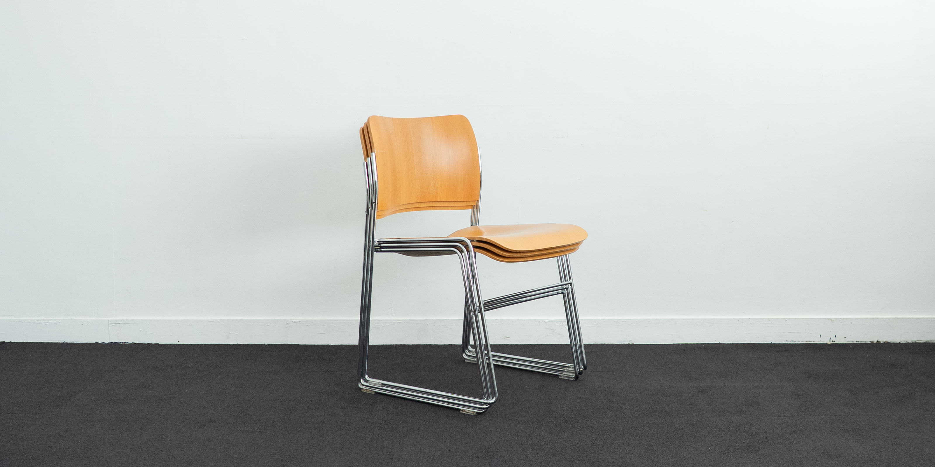 ヴィンテージ De Padova LAVENHAM スタッキングチェア 2脚 ダイニング